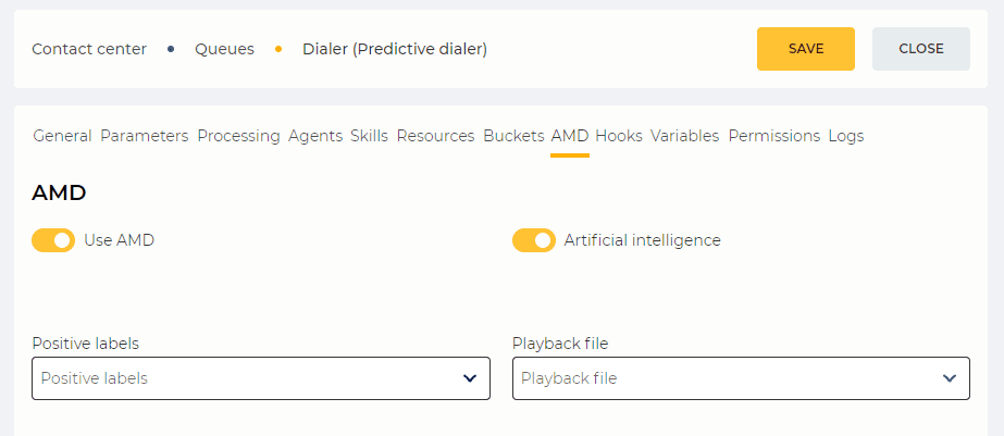 AMD tab if&nbsp; Artificial intelligence switch is on (Predictive Dialer).png