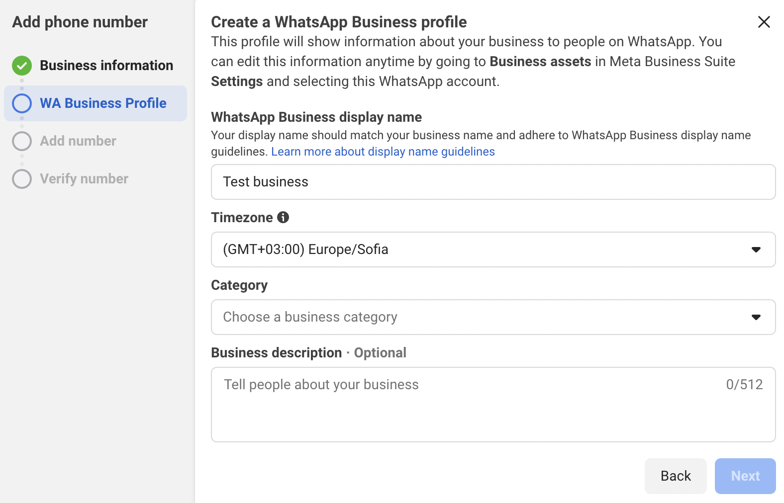 Fig. 25. Create WhatsApp Business Profile modal window.png