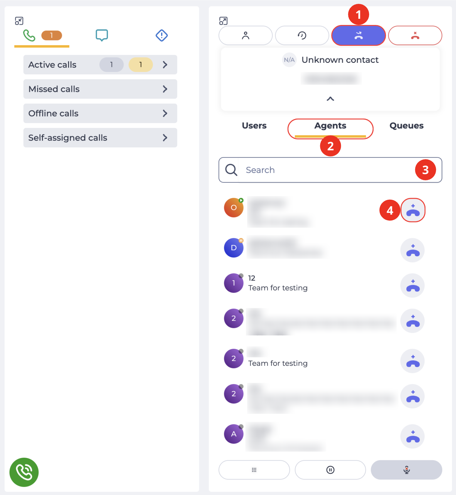 Transfer with consultation to a Contact Center Agent.png