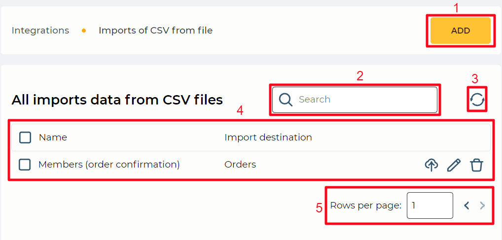 Imports of CSV from file page.png