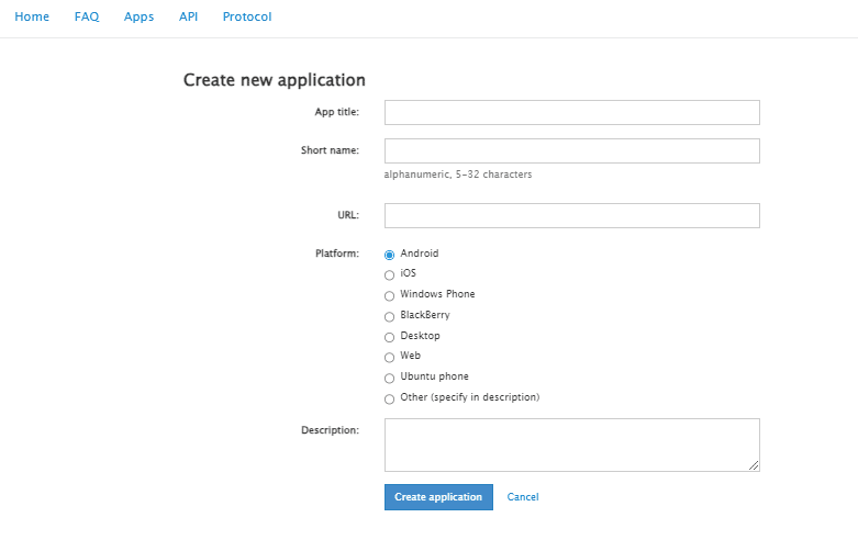 Create application.png