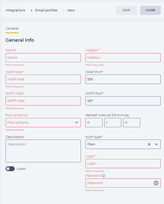 General tab (Email profiles).png