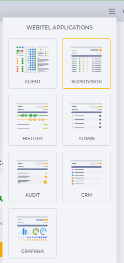 Webitel Applications menu.png