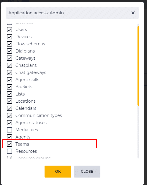 Allowing the Super-admin role to access the Teams partition of the Admin application.png